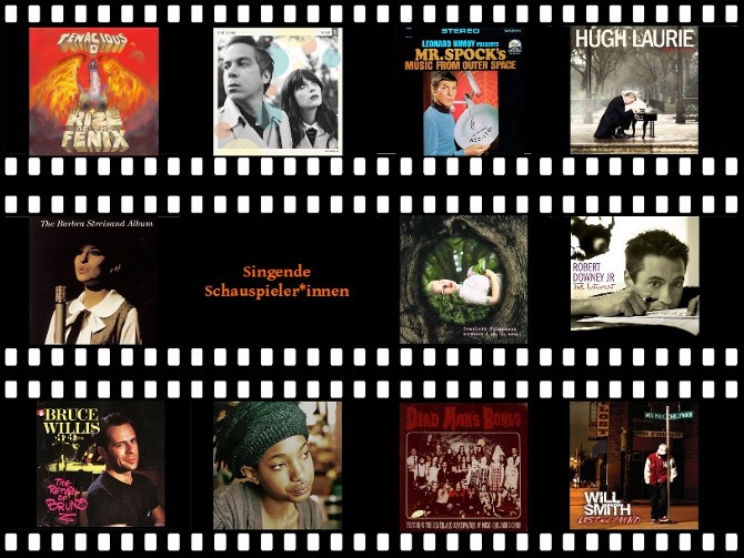 Zusammenstellung Singende Schauspieler