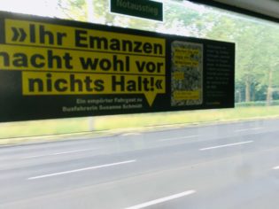 Werbung fürs Buch im M200